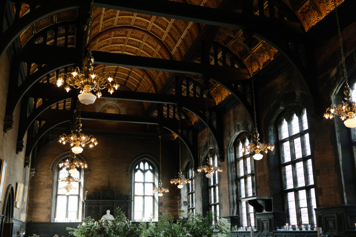 The Refectory's ceiling