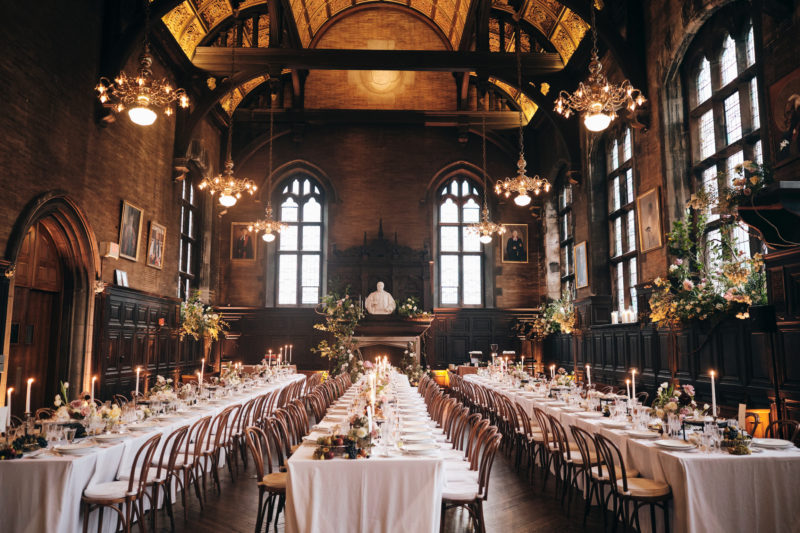 Wedding decoration in the Refectory