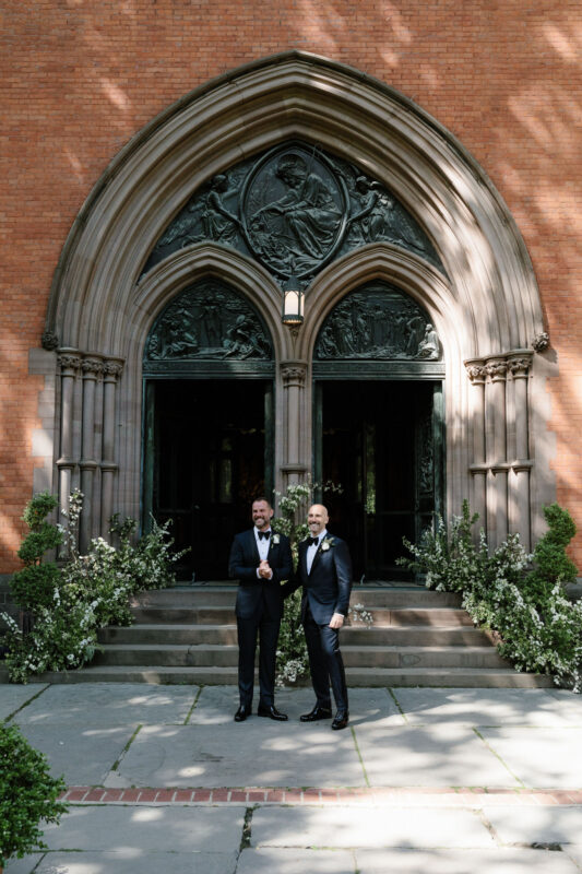 Couple infront of the chapel